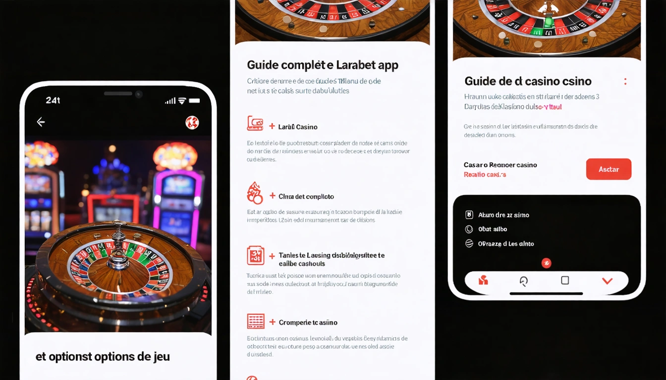 Guide complet de Larabet casino app et options de jeu